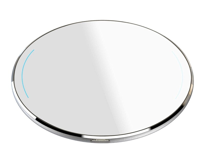 Wireless Charger 10W Thin Aviation Aluminum Fast Charging Pad