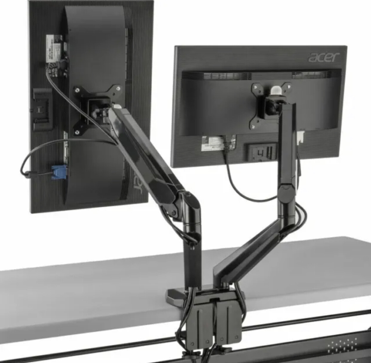 Gabor LeviTouch Dual Arm Monitor Desktop Mount DM-502 para monitores de 15 a 32 pulgadas