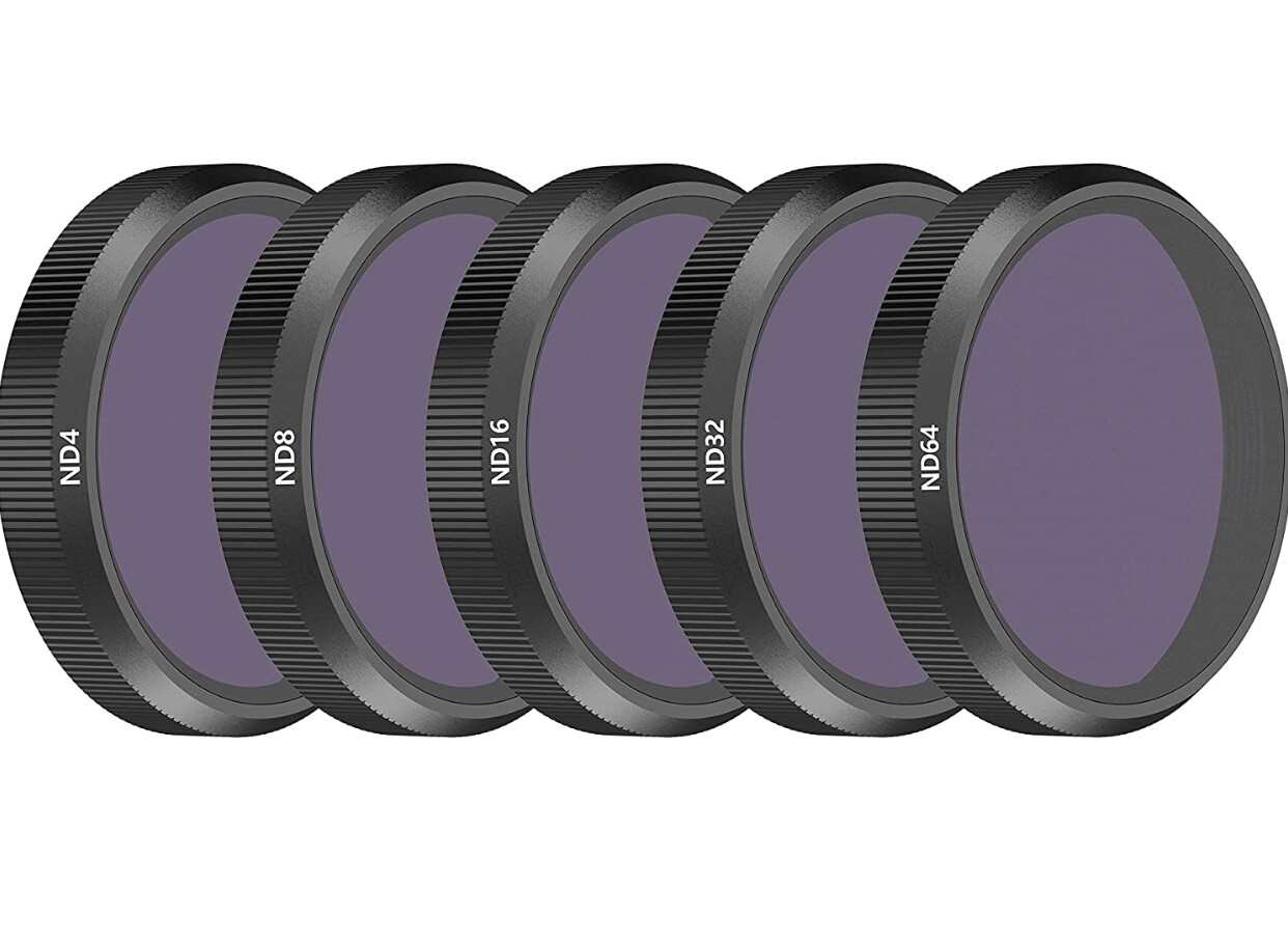 Skyreat ND Filters Set for Autel Evo II 6K,Evo Lite Plus Accessories,5PACK-(ND4 ND8 ND16 ND32 ND64