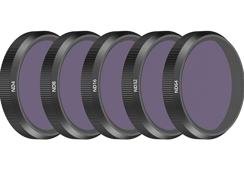 Skyreat ND Filters Set for Autel Evo II 6K,Evo Lite Plus Accessories,5PACK-(ND4 ND8 ND16 ND32 ND64