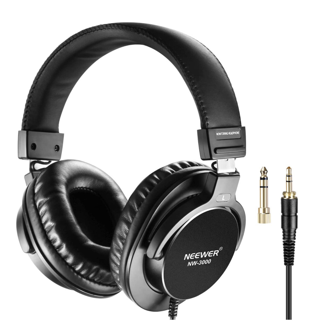 Neewer NW-3000 Closed Studio Headphones, 10Hz-26kHz Lightweight Dynamic Headsets with 3 meters Cable