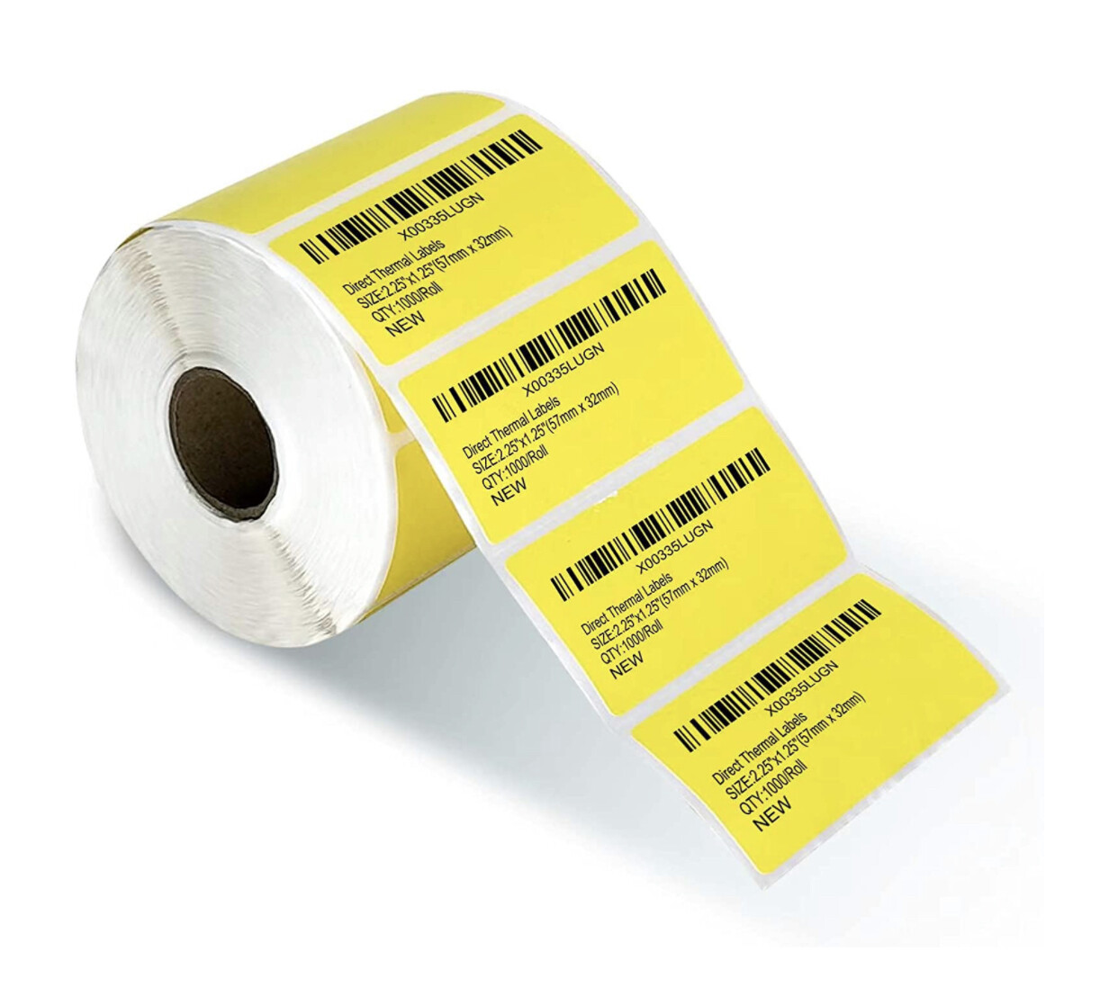 1000 labels 2.25&quot;x1.25&quot; Thermal Labels, Self-Adhesive Address Shipping Thermal Stickers, BPA&amp;BPS Free Square Label