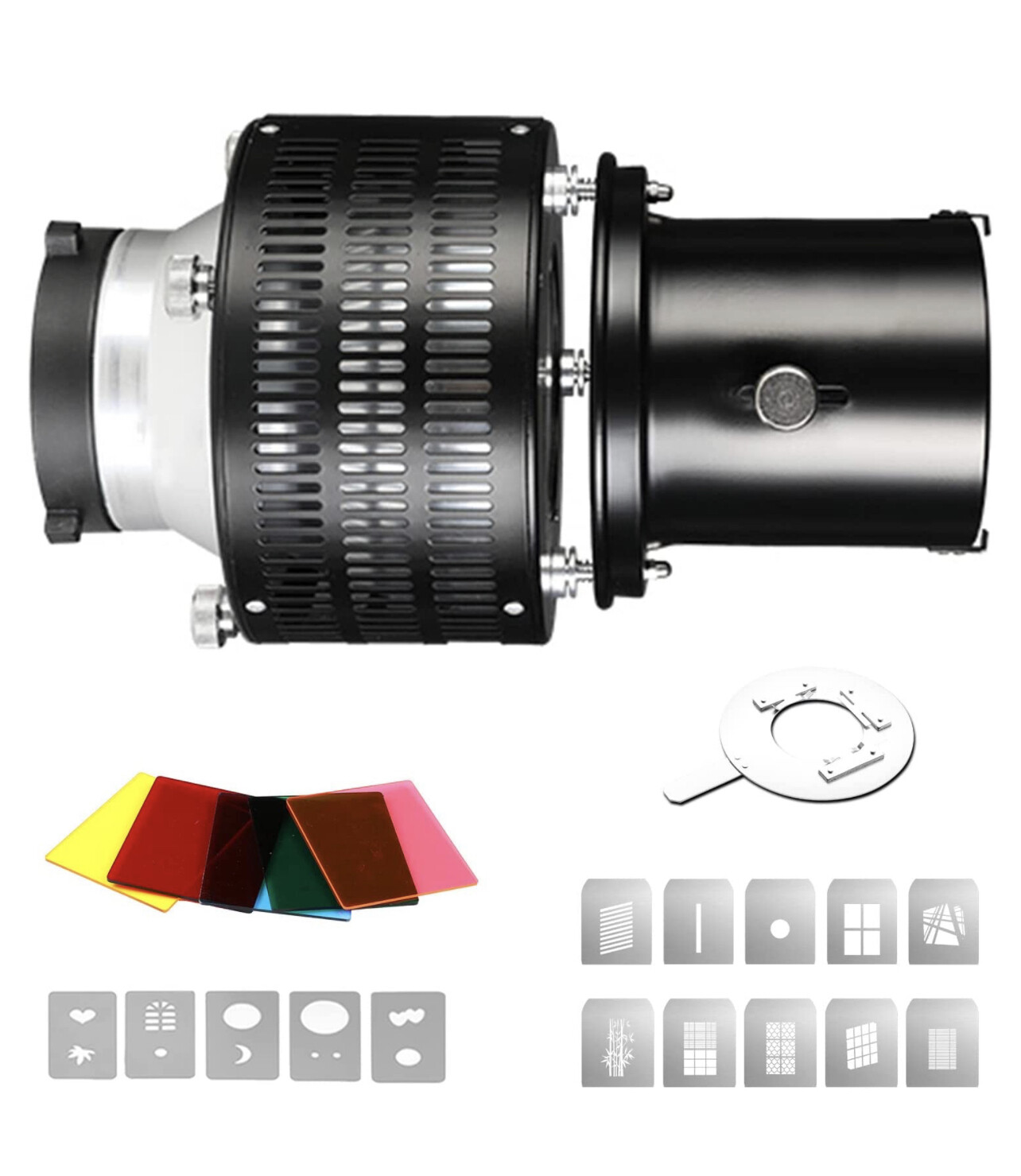 Soonpho Bowens Mount Conical Snoot kit for Flash Speedlite/Strobe