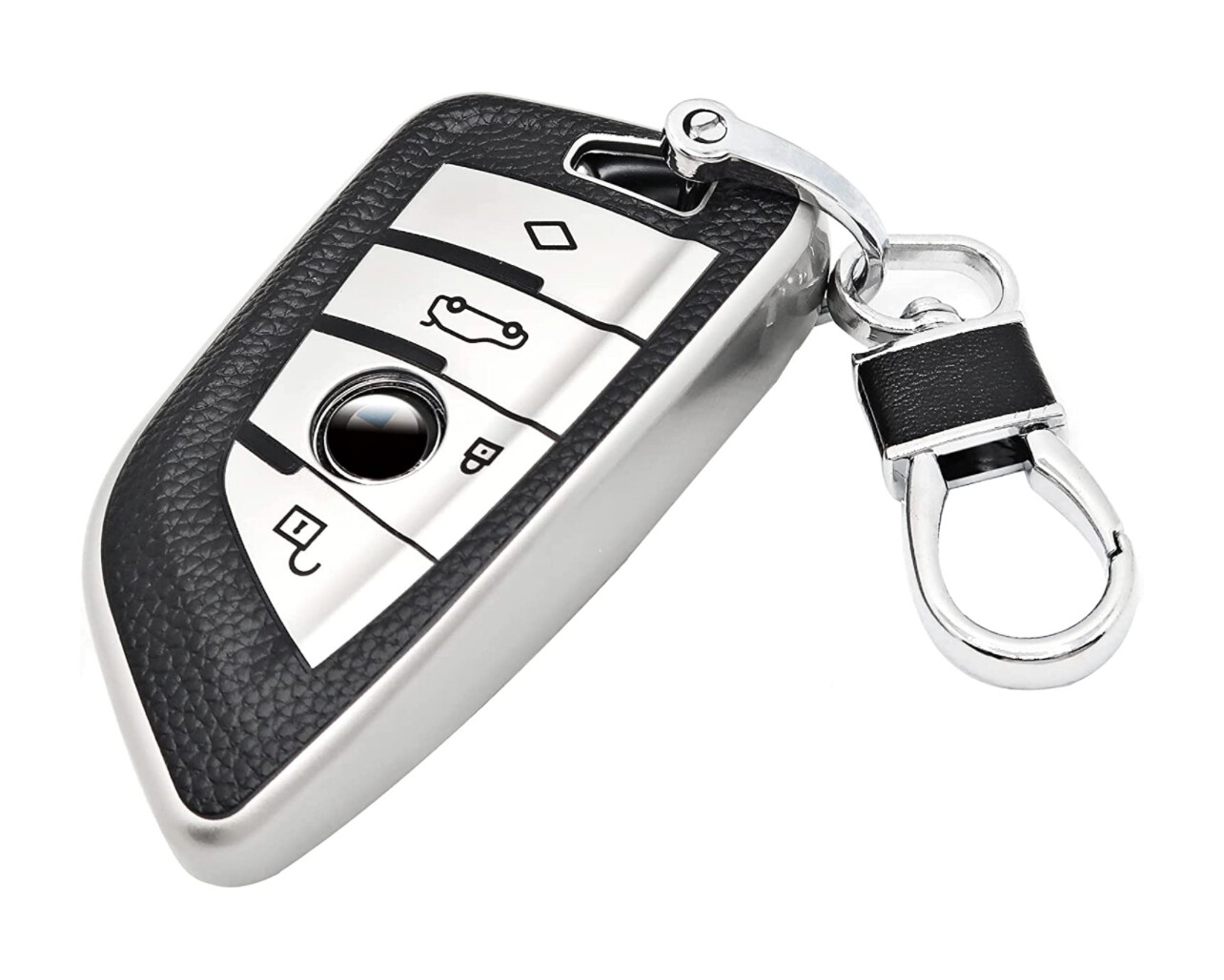 Funda de cuero con llavero para llave BMW