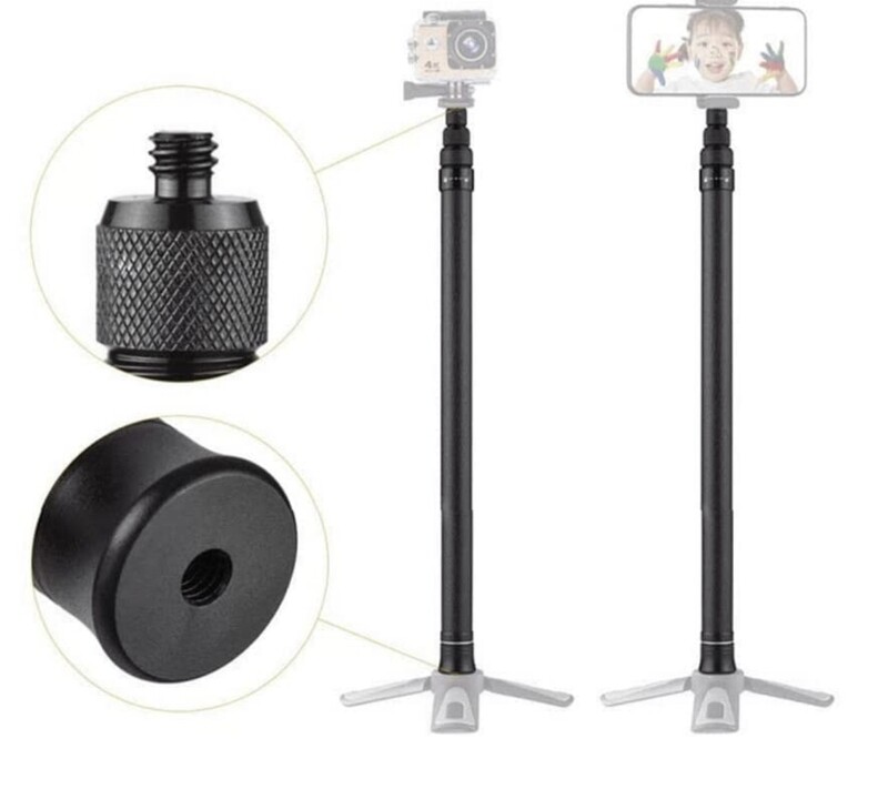 56-290 cm Ultra Long Invisible Carbon Fibre Selfie Stick for Insta360 Durable 4 Selfie Stick with Adjustable Length