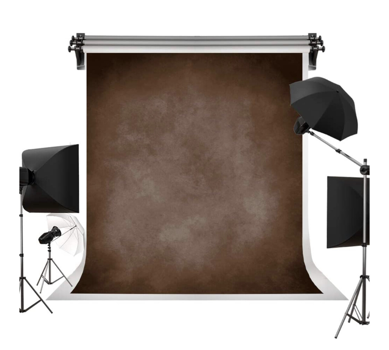 Kate 5x7ft Brown Portrait Backdrops Vintage Brown Background