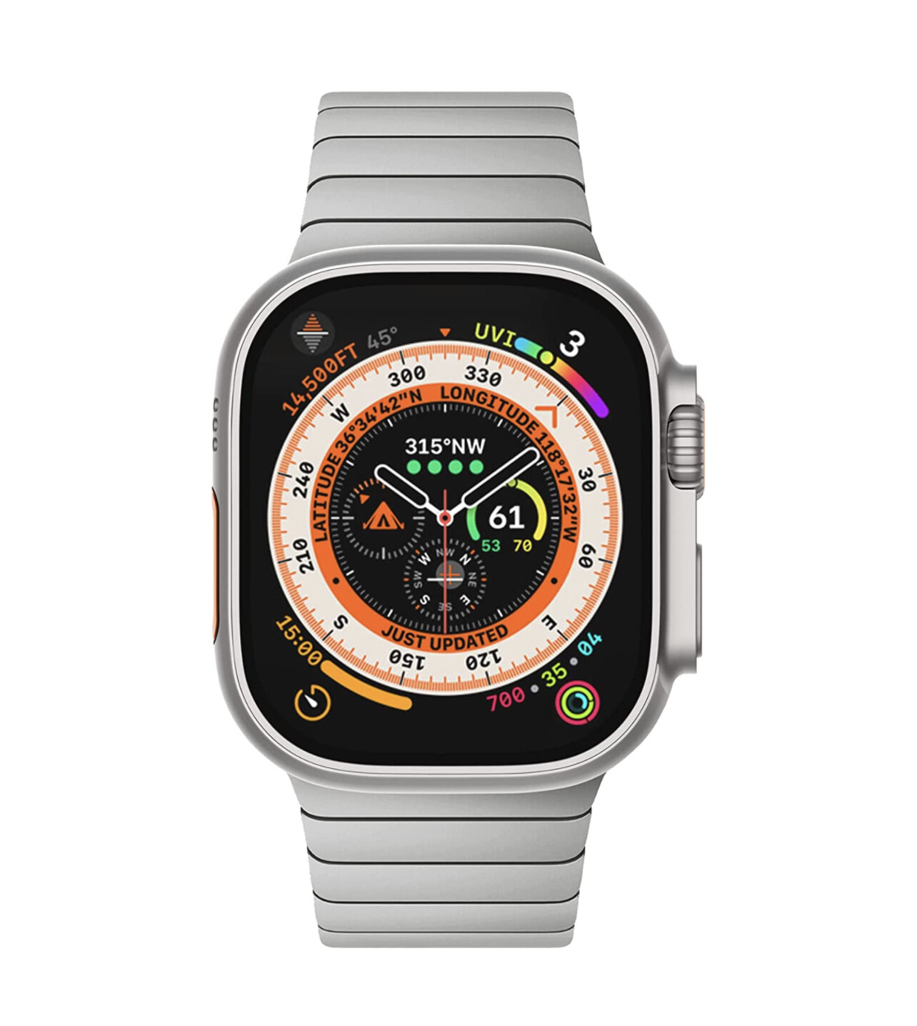 NewWays Metal Band Compatible with Apple Watch Ultra 49mm