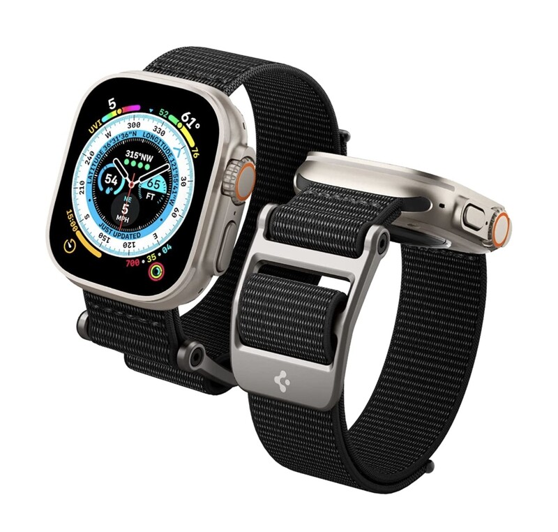 Spigen DuraPro Flex Designed for Apple Watch Band for Apple Watch Ultra 49mm, Series 8/7 45mm, Series SE2/6/SE/5/4 44mm and Series 3/2/1 42mm