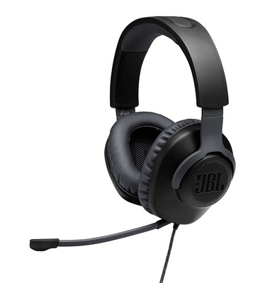 JBL Quantum 100 - Wired Over-Ear Gaming Headphones