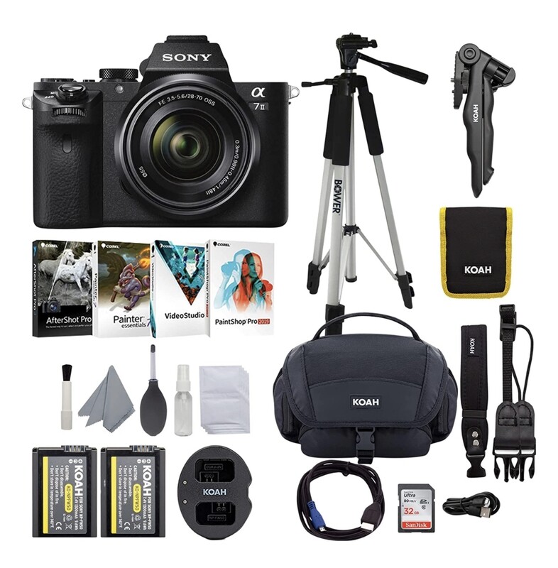Sony Alpha a7II Mirrorless Digital Camera with 28-70mm f/3.5-5.6 Lens, Kit Nuevo