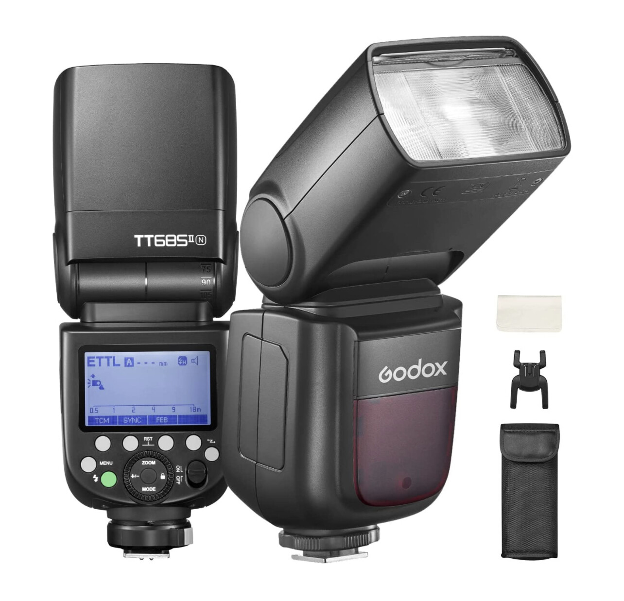 Godox TT685II-N Camera Flash Speedlite, 2.4G HSS 1/8000s TTL GN60 Flash Compatibe with Nikon