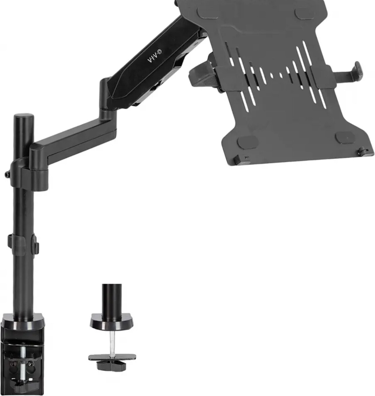 VIVO Soporte de sobremesa universal ajustable para laptops de 10 a 15,6 pulgadas