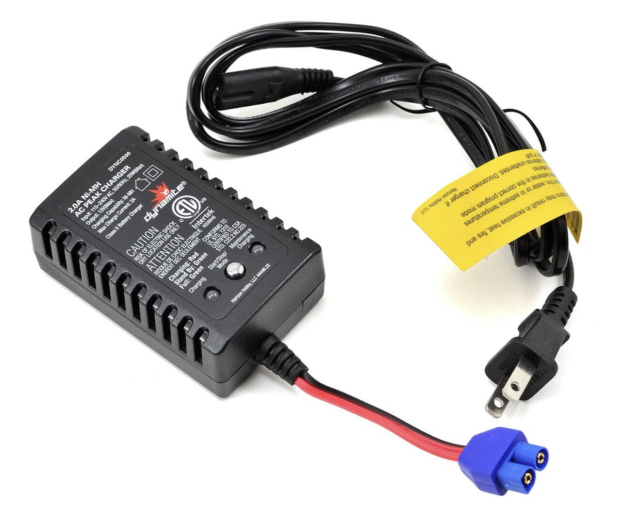 thumbnail image 2 of NHX RC Compact Peak Charger – Fast NIMH A/C For 6v-7.2v Receiver Packs (NHX2601) 2 of 6