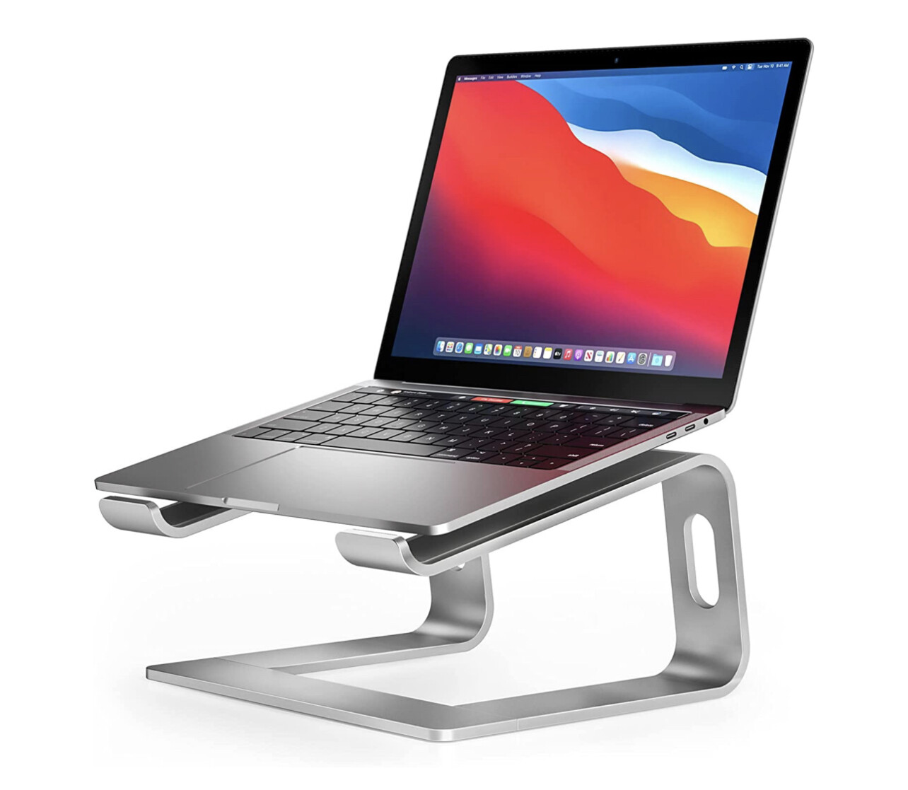 Soporte de Aluminio para Laptop, Soporte Elevador Desmontable Compatible con Laptops de 10-15.6 pulgadas