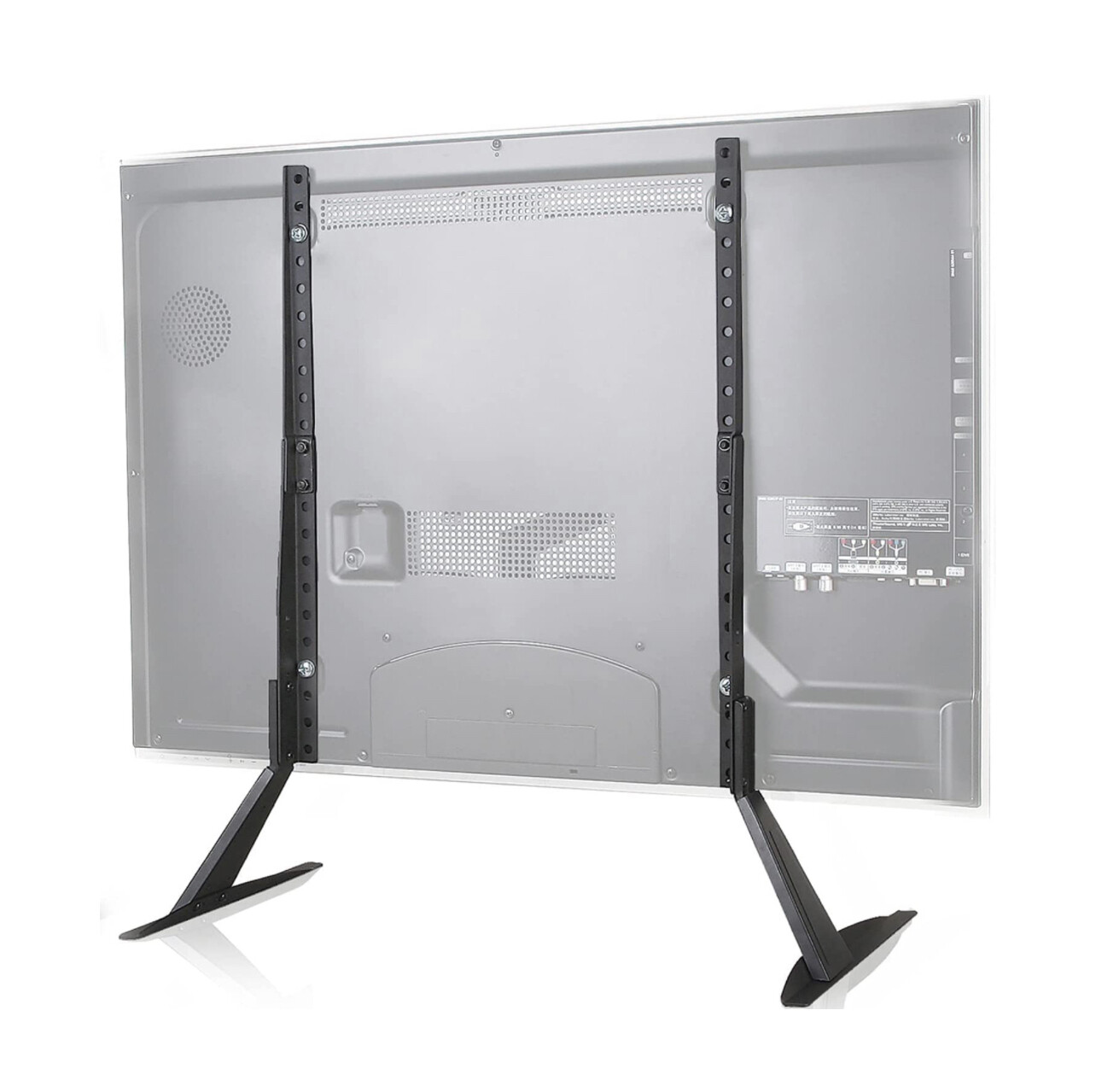 WALI Universal TV Stand Tabletop, for Most 22 to 65 inch LCD Flat Screen TV, VESA up to 800 by 500mm (TVS001)