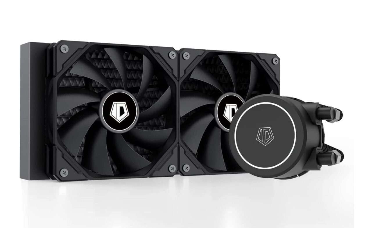 ID-COOLING FROSTFLOW X 240 CPU Water Cooler AIO Cooler 240mm CPU Liquid Cooler White LED 2x120mm PWM Fans, Intel 1700/1200/115X, AMD AM5/AM4