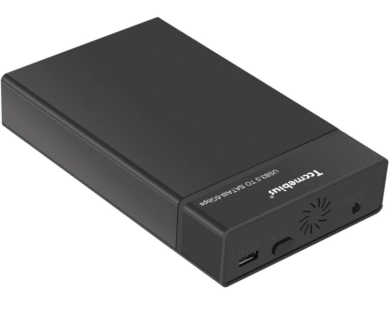 Tccmebius External Hard Drive Enclosure USB 3.0 to SATA Docking Station for 2.5 3.5 Inch SATA I/II/III HDD SSD, Up to 10TB