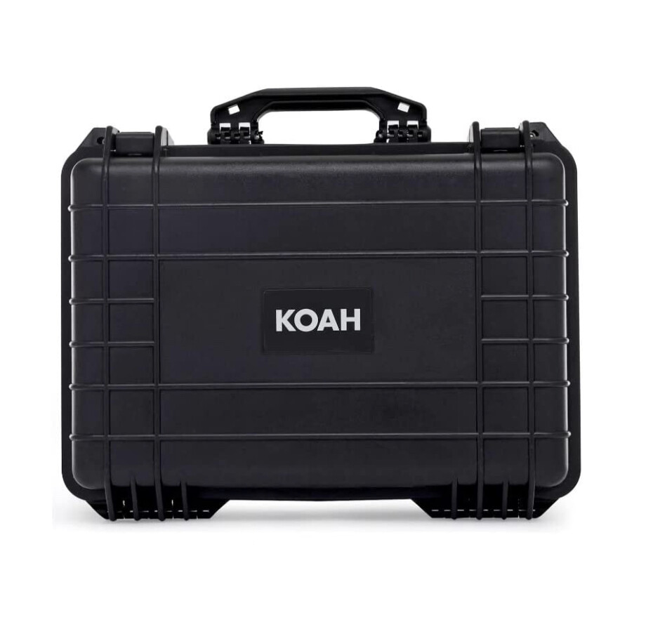 Koah Weatherproof Hard Case with Customizable Foam (18 x 14 x 7 Inch)