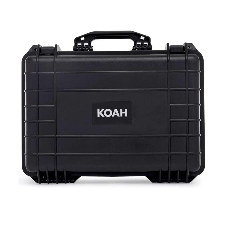 Koah Weatherproof Hard Case with Customizable Foam (18 x 14 x 7 Inch)