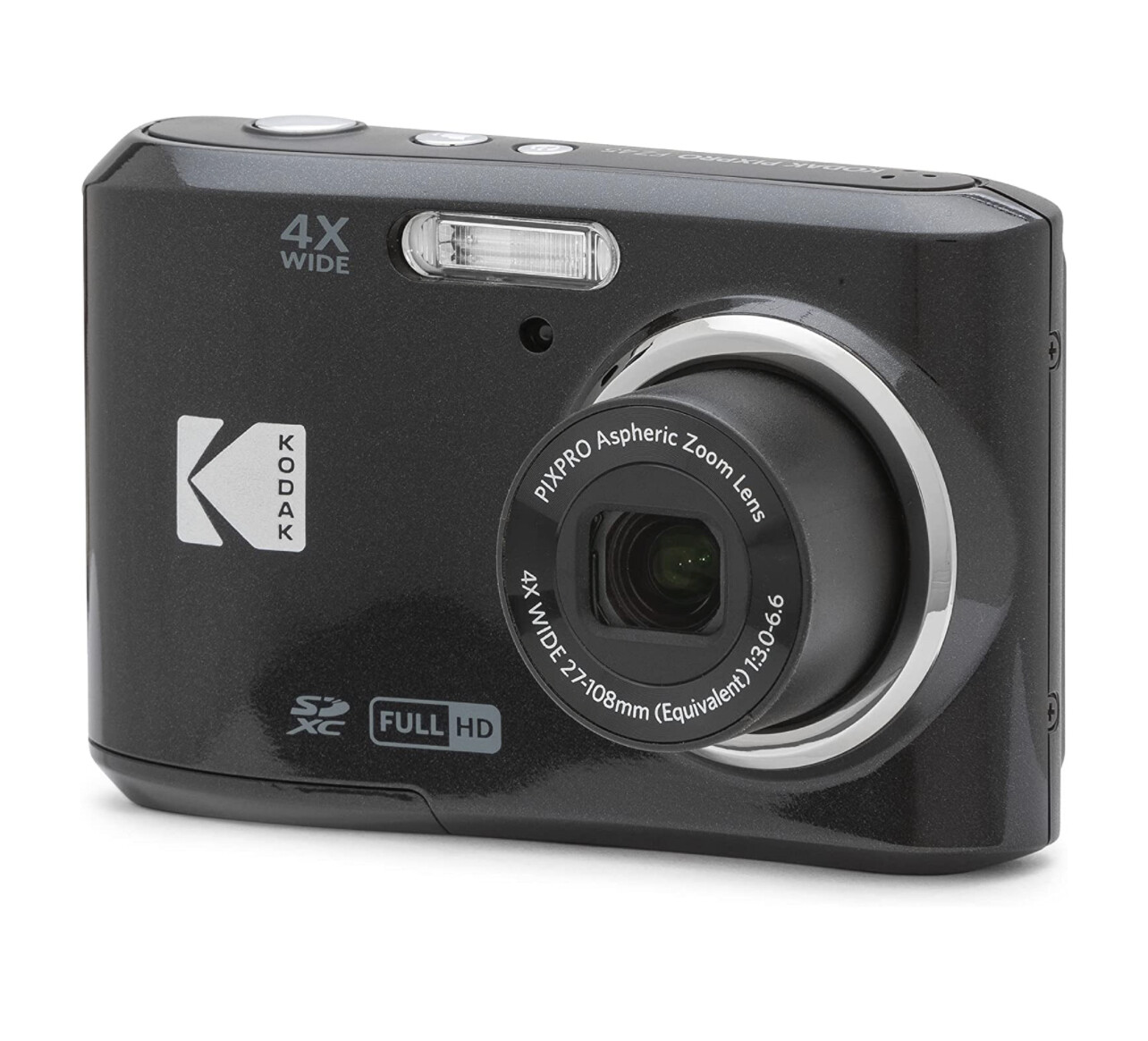 KODAK PIXPRO Friendly Zoom FZ45-BK 16MP Digital Camera with 4X Optical Zoom 27mm Wide Angle and 2.7&quot; LCD Screen