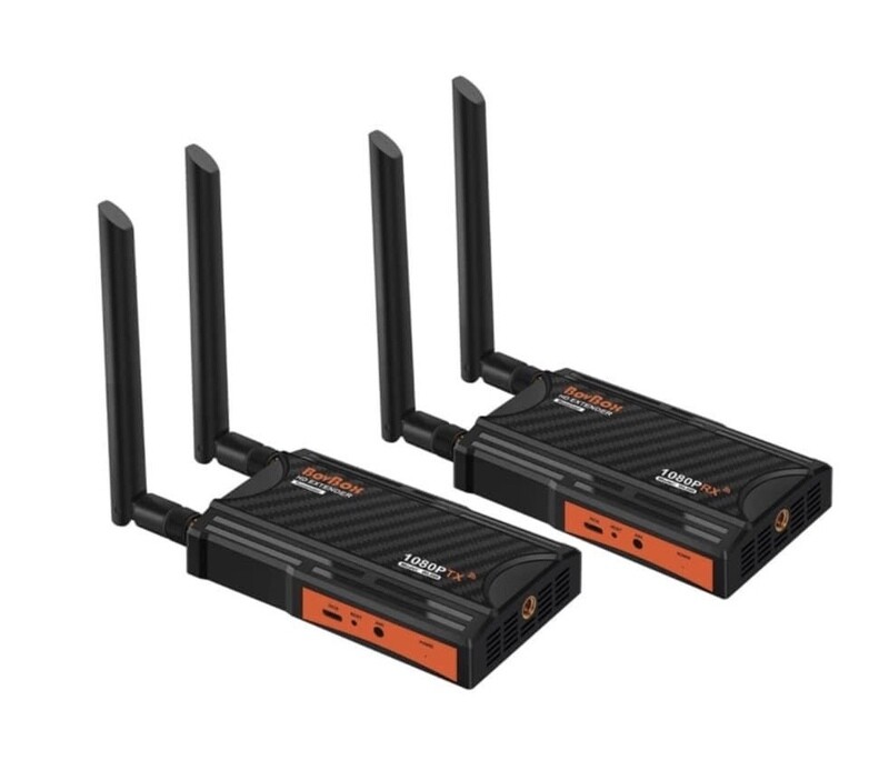 Wireless HDMI Extender Kit, Supports 1080P Full HD 200m (656ft) Wireless HDMI Transmitter and Receiver with HDMI Loop-Out