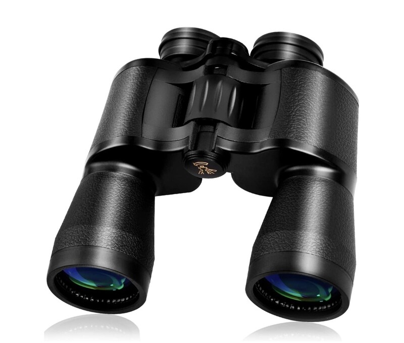 Binoculares 20x50 para adultos, binoculares impermeables/profesionales duraderos y transparentes BAK4 Prism FMC Lens