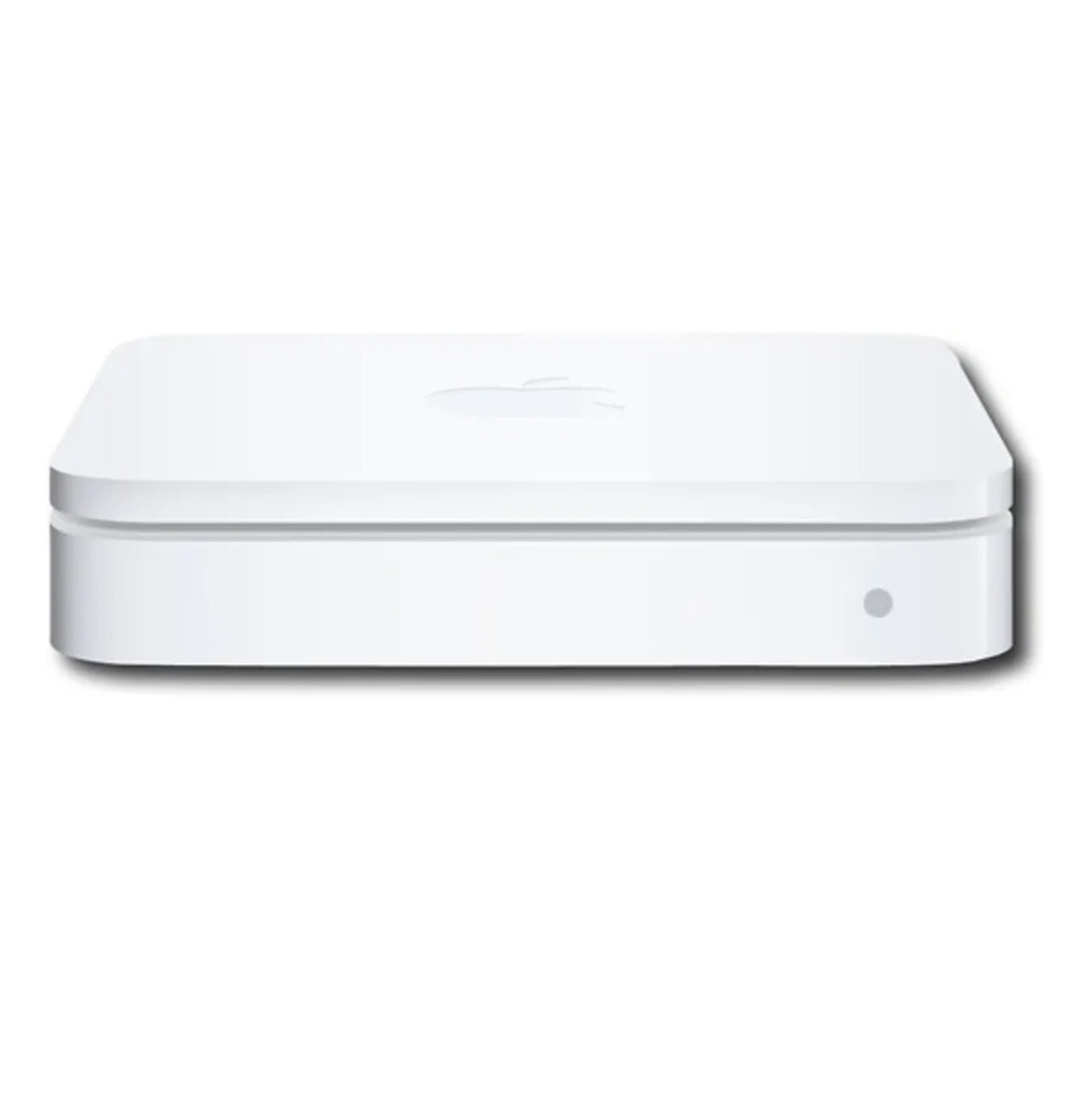 Apple A1143 Airport Extreme Wireless Router Adaptador de estación base Modelo A1202, Usado en buen estado con caja y manuales