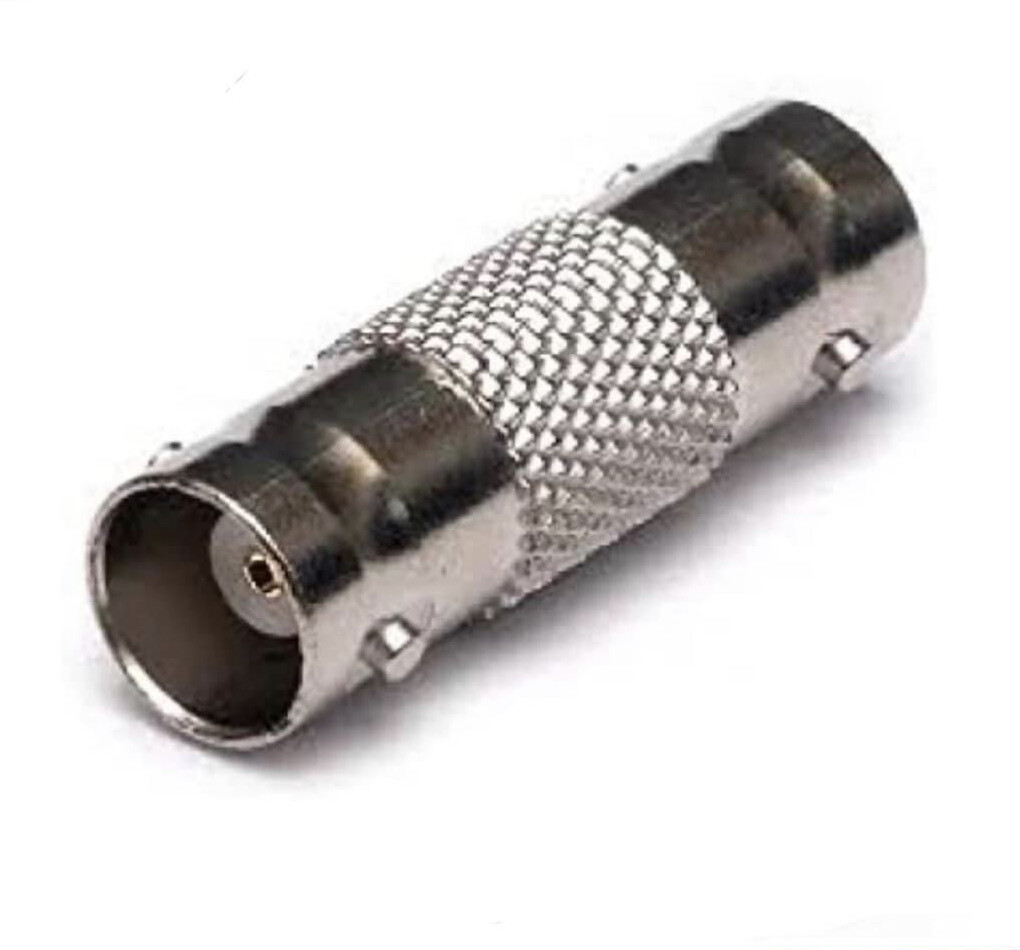 Conector BNC - Acoplador BNC Hembra a Hembra, Adaptador para CCTV