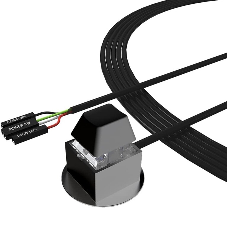 Cable adaptador de Control de fuente de alimentación, botón de encendido de PC externo de 2M, carcasa de ordenador de escritorio ATX, interruptor de placa base, Cables SW de encendido y apagado