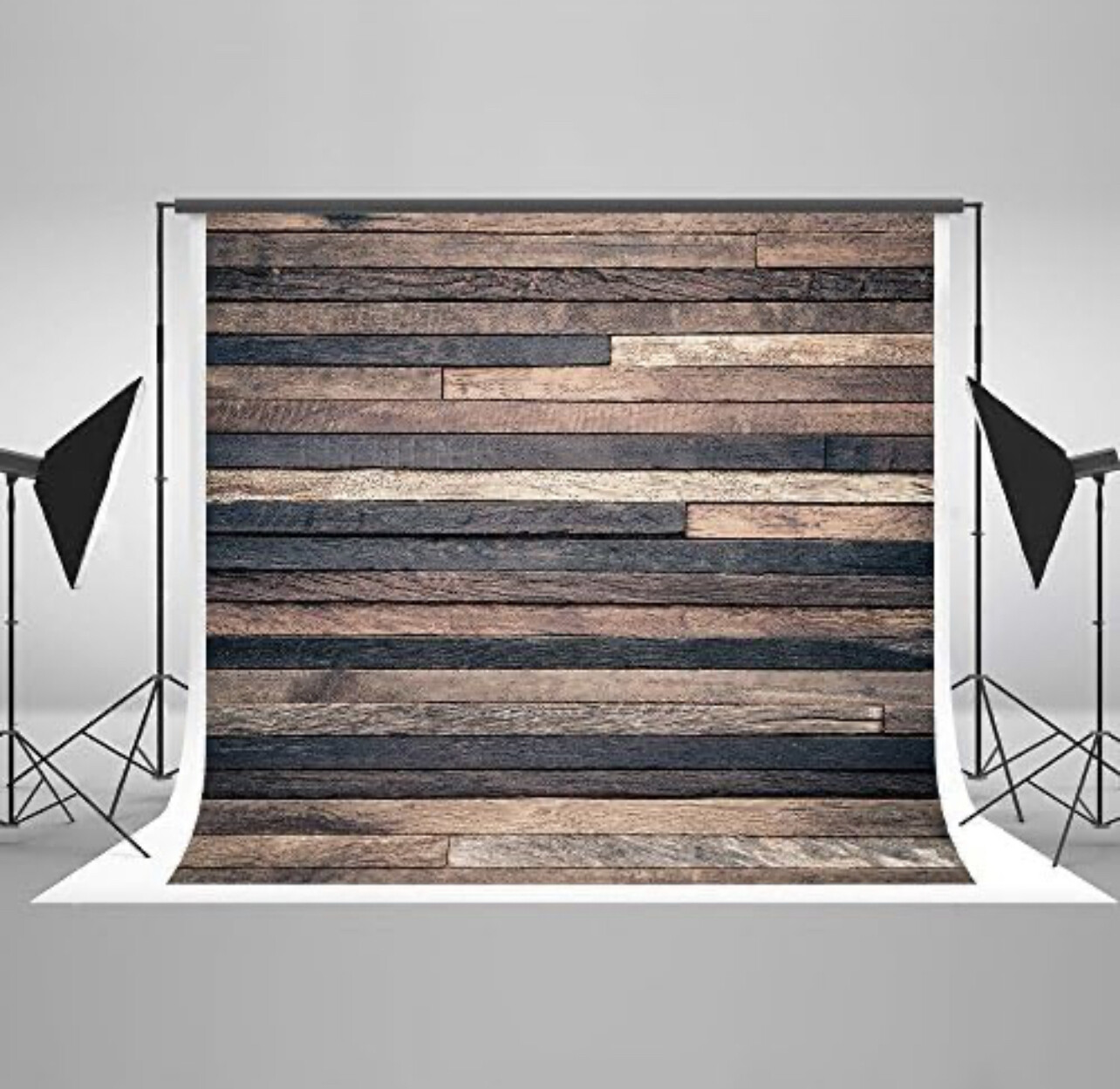 Kate7ft (W) x5ft (H) Fondo de fotografía de madera oscura Fondo de fotografía de madera marrón retro