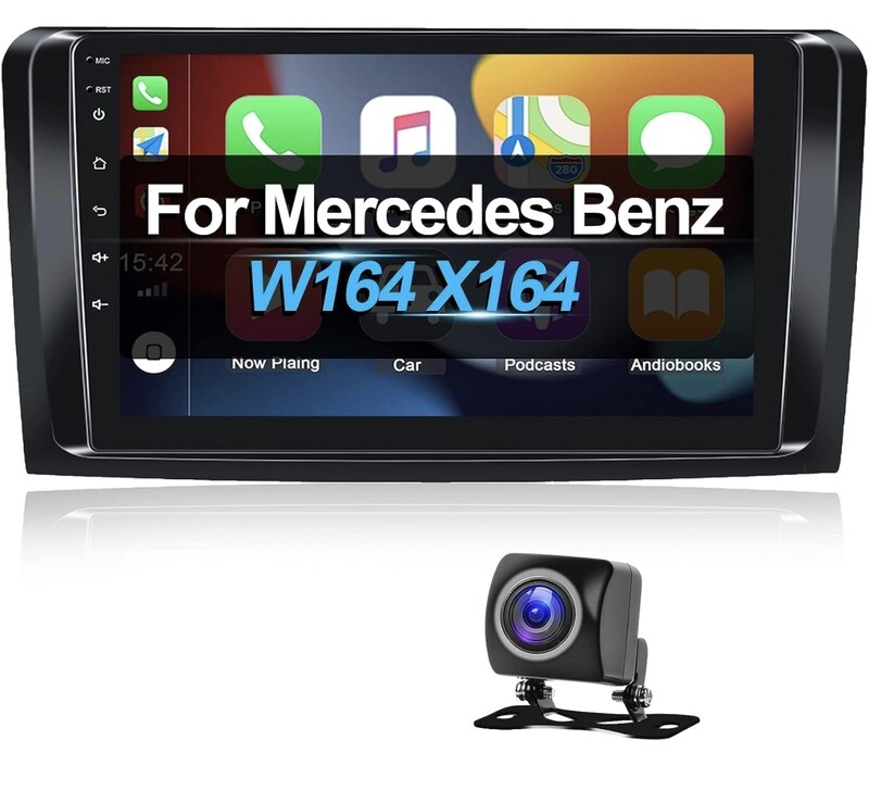 Radio Estéreo para coche Android 11 para Mercedes Benz W164 X164 ML GL, 2005-2011, reproductor Multimedia para coche CarPlay OBD HiFi WiFi DAB