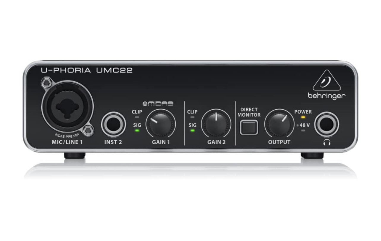 Behringer U-Phoria UMC22 USB Audio Interface