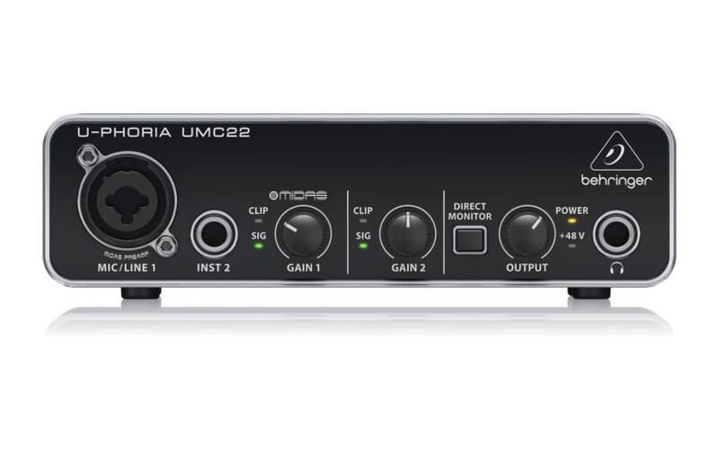 Behringer U-Phoria UMC22 USB Audio Interface