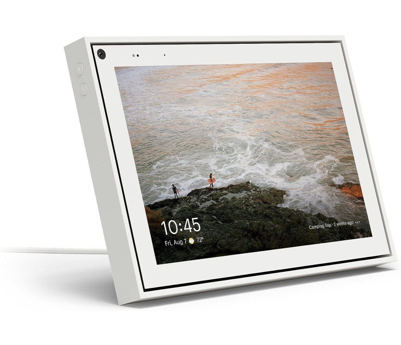 Meta Portal - Videollamadas inteligentes para el hogar con pantalla táctil de 10&quot; - Blanco