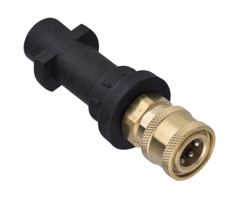 yeenelwboo Adaptador de pistola de lavado a presión Adaptador de lavado a presión con adaptador de pistola de lavado de conexión rápida de 1/4 &#39;&#39; para Karcher K2, K3, K4, K5, K6, K7