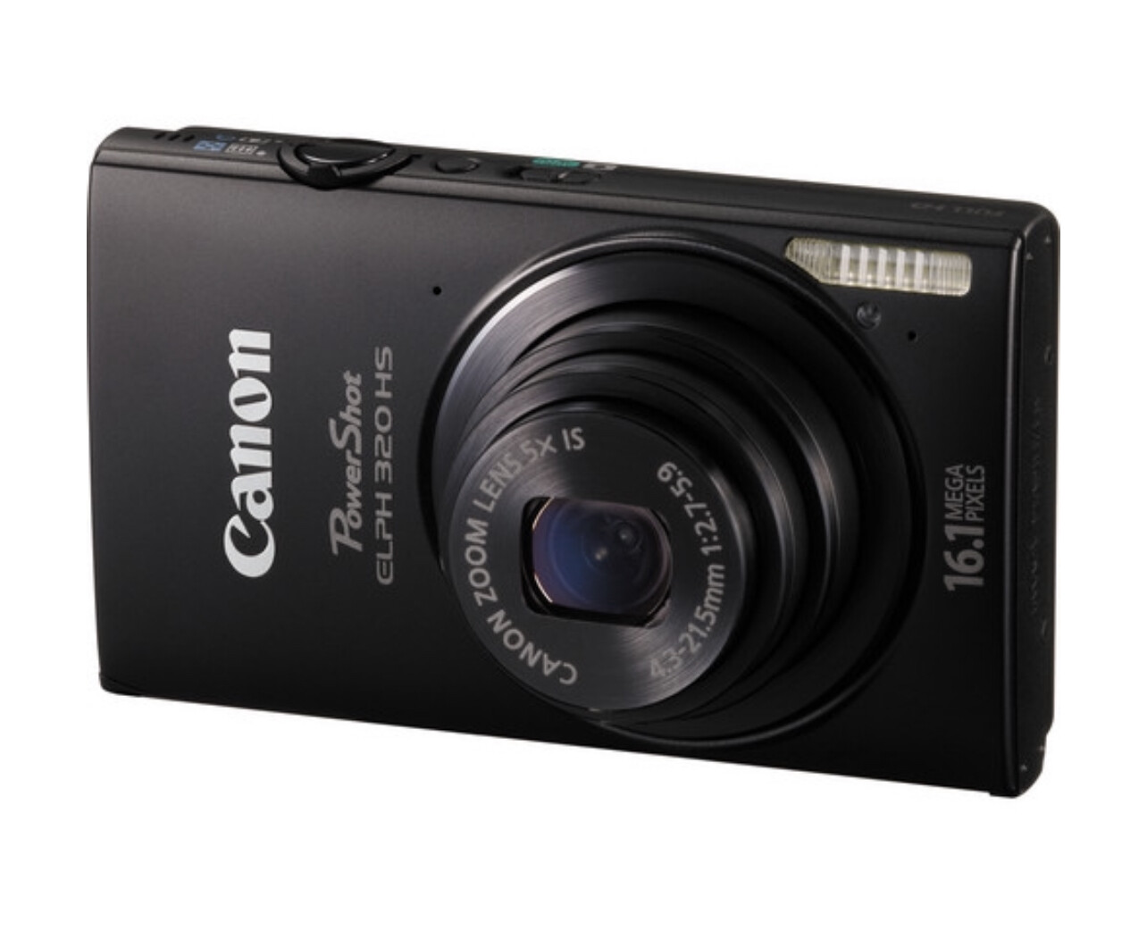 Canon PowerShot ELPH 320 HS Digital Camera, cargador, bateria, memoria 32 GB y bolso, usado en buen estado