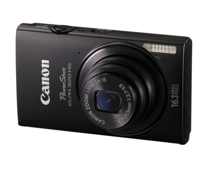 Canon PowerShot ELPH 320 HS Digital Camera, cargador, bateria, memoria 32 GB y bolso, usado en buen estado