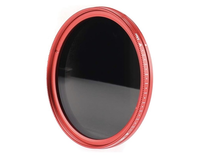 Foto4easy Filtro de densidad neutra ND ajustable variable con atenuador delgado ND2 a ND400 de 58 mm