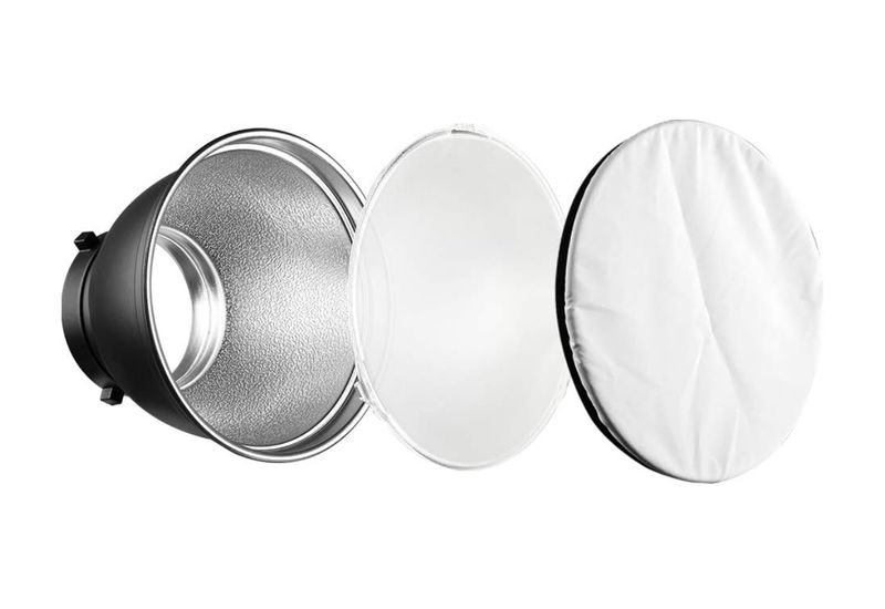 Soonpho - Lámpara difusora reflectora estándar de 7 pulgadas con paño suave blanco para montaje Bowens