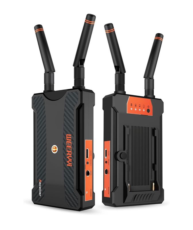 Transmisor y receptor HDMI inalámbrico compatible con 5,8 GHz 1080P a 60 Hz Audio y vídeo inalámbrico Full HD Entrega estable de larga distancia de 820 pies con salida HDMI y soporte IR