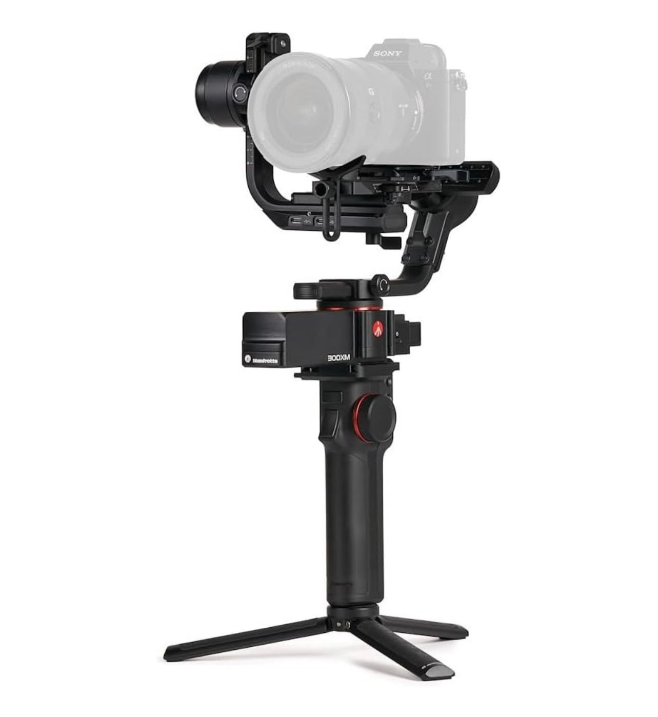 Manfrotto MVG300XM, Estabilizador Gimbal Profesional Portátil y Modular de 3 Ejes para Cámara Compacta, Estabilizador de Cámara, Smallrig Ideal para Filmación Dinámica, Soporta hasta 3,4 Kg, Creación