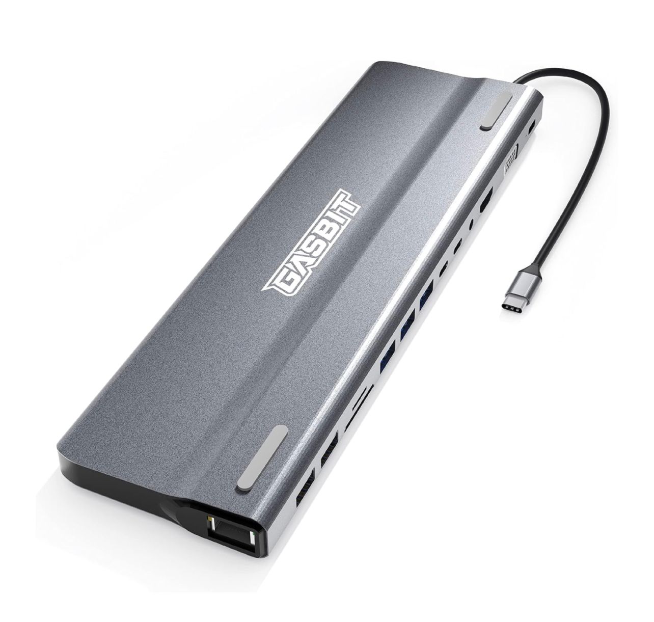 Docking Station Dual Monitor 14 en 1. para MacBook Pro/Air, Dell, Lenovo, HP