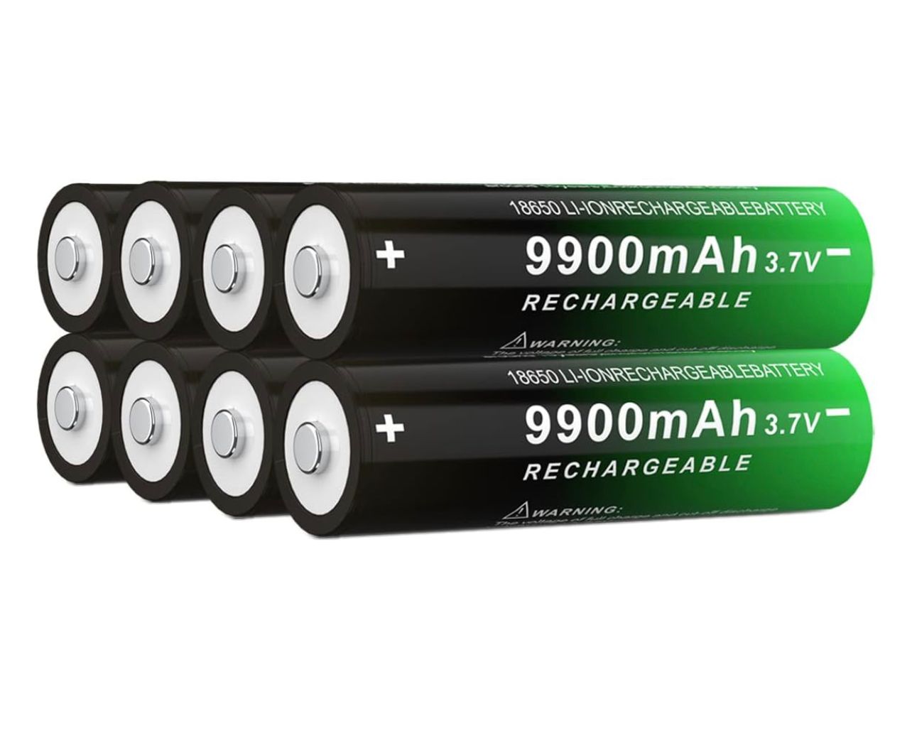 Batería recargable 9900mAh 3,7V 18650, batería de 3,7 voltios para linternas, faros y más, botón superior, precio unidad