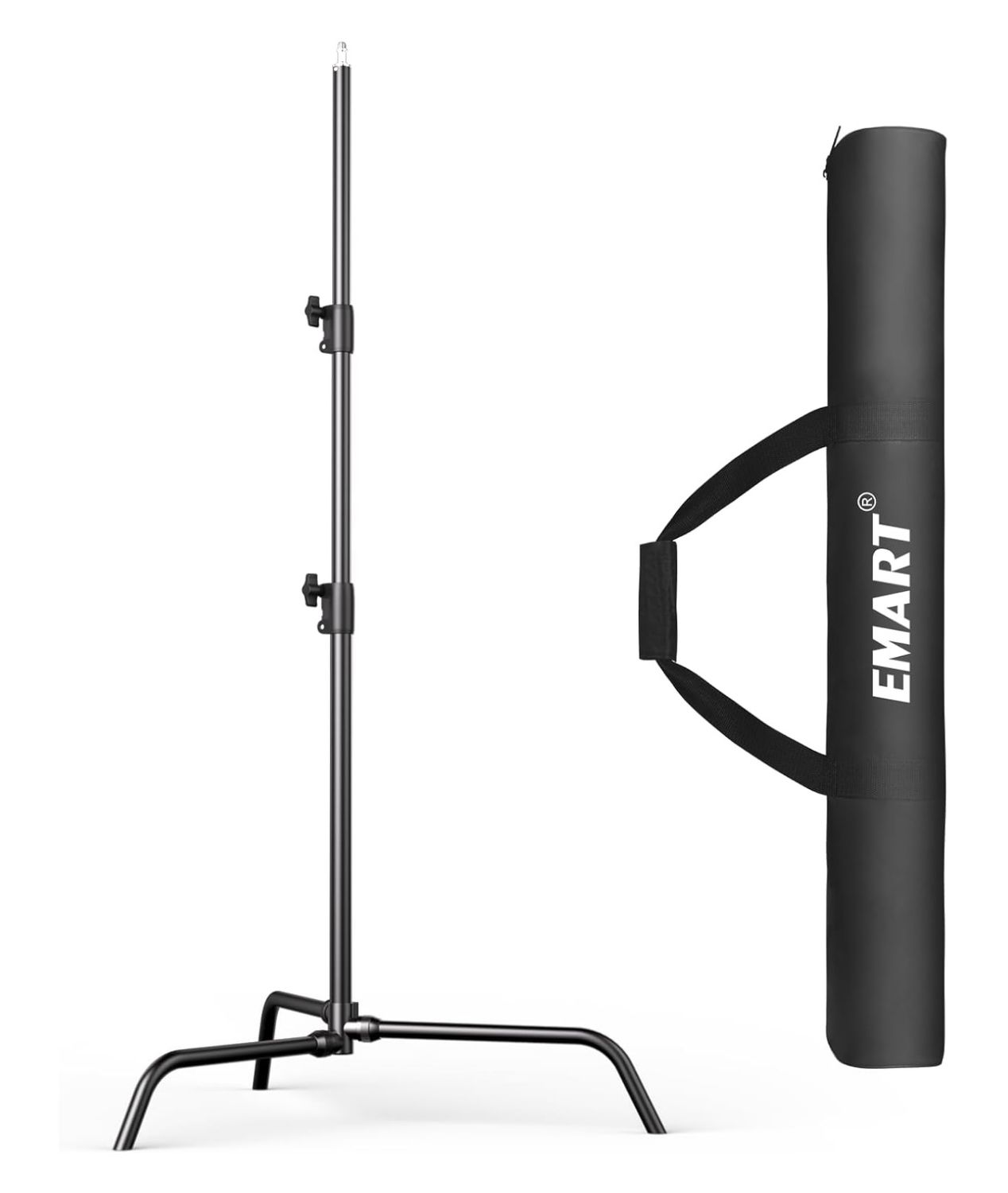 Fotografía con soporte de luz EMART C - Altura máxima 9,2 pies/280 cm con bolsa de transporte