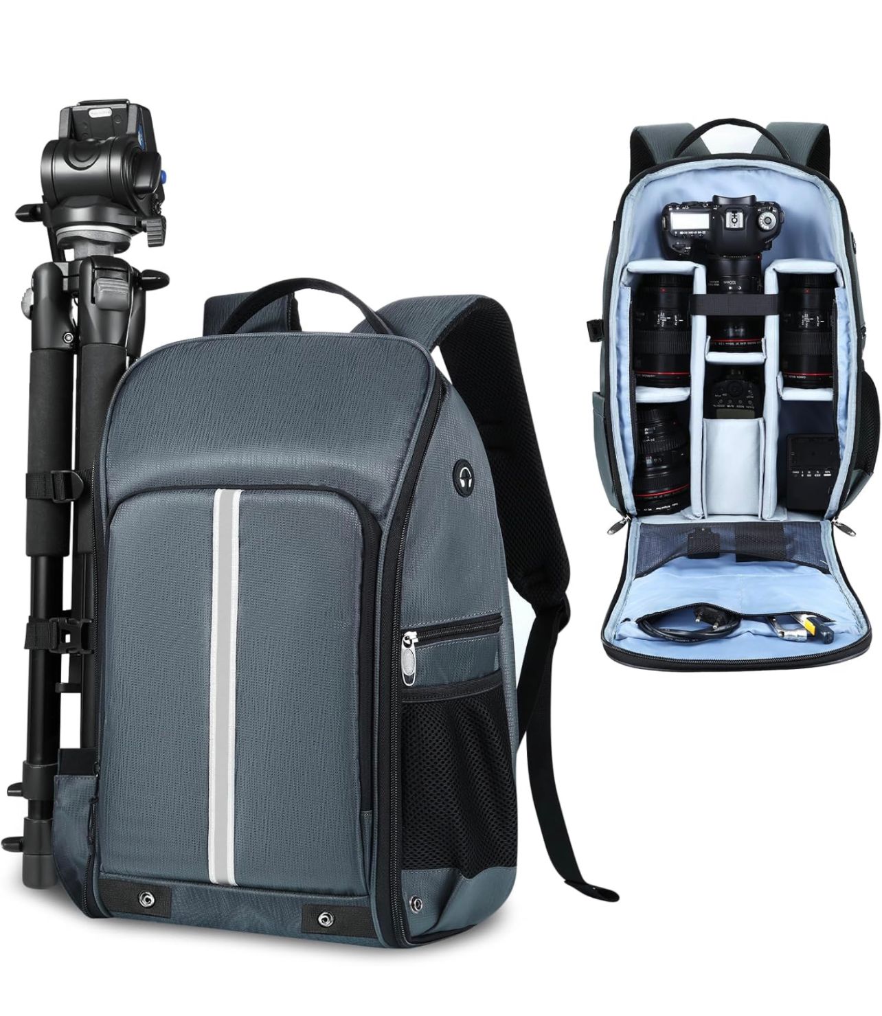 Mochila para cámara, bolsa para cámara DSLR/SLR, mochila para cámara impermeable para fotógrafos