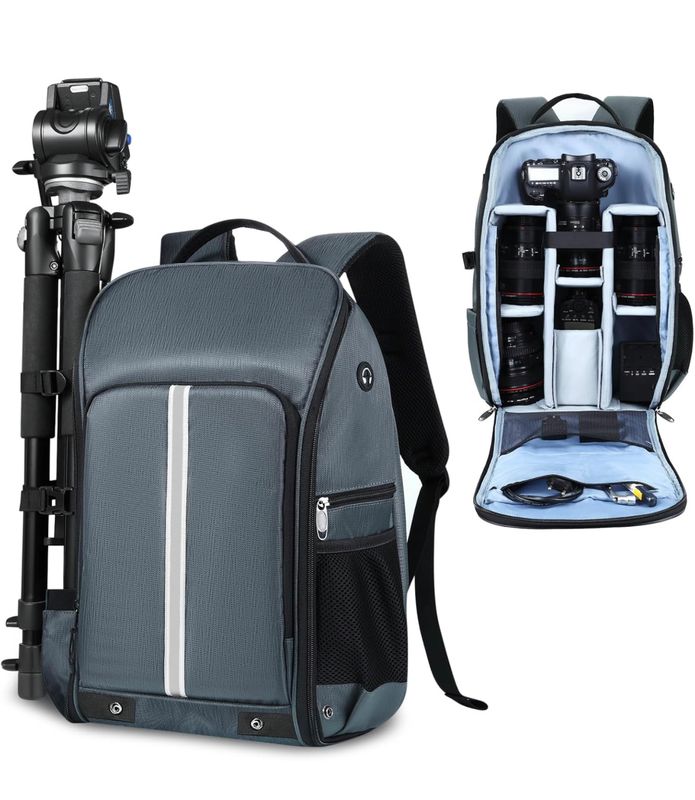 Mochila para cámara, bolsa para cámara DSLR/SLR, mochila para cámara impermeable para fotógrafos