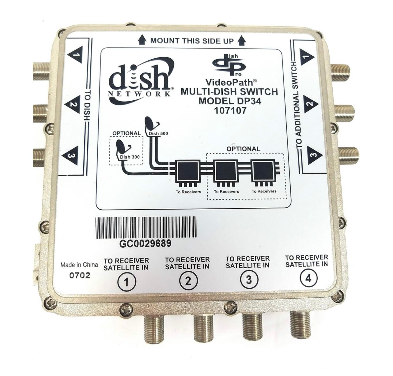Switch multiplato Dish Network VideoPath DP34