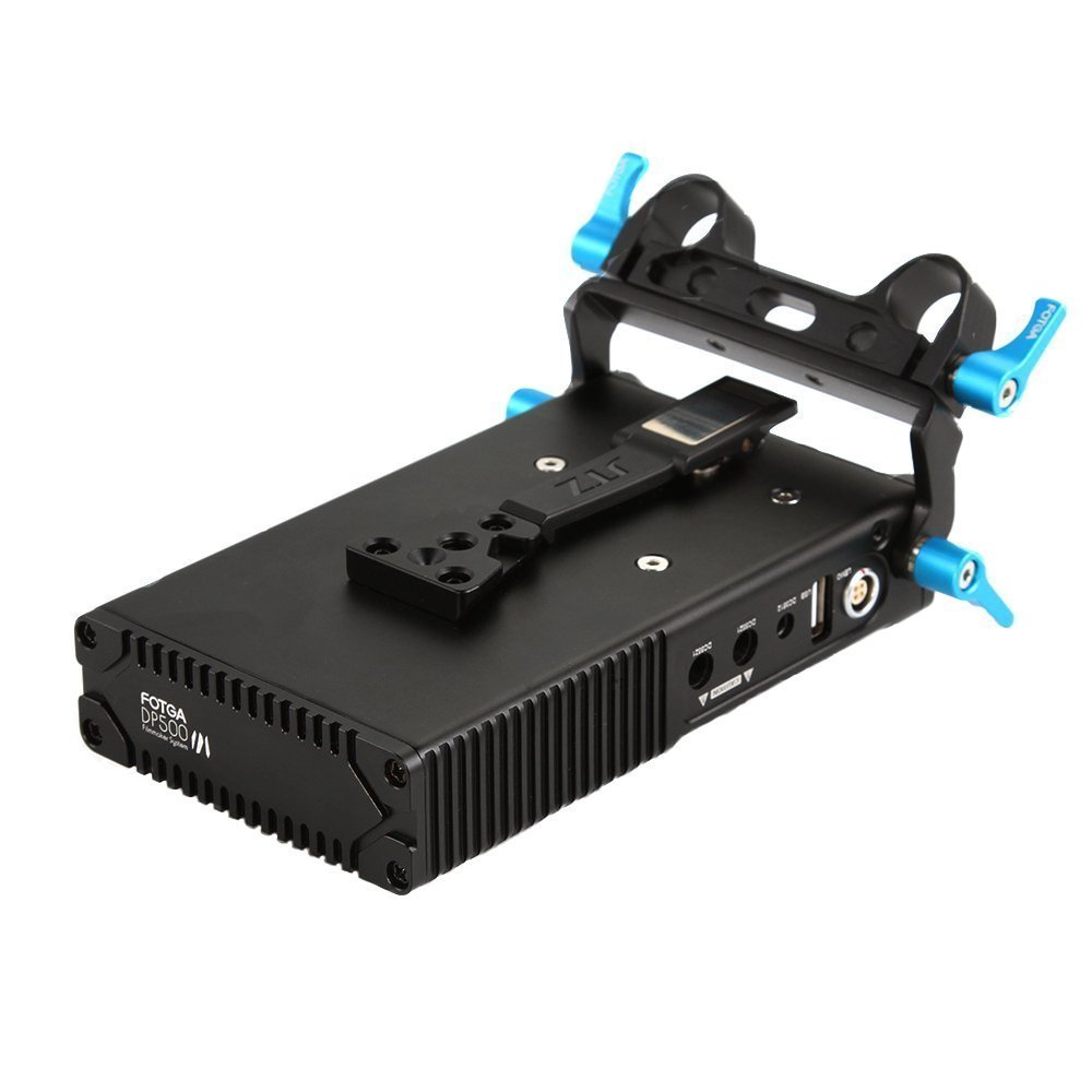 Fotga DP500 Mark III CCUPS Power Supply System for A7R A7S BMPCC BMCC 5D2 5D3 D500 GH4 FS700 With 15mm Rod Adapter Work With And Charge for V Mount Battery