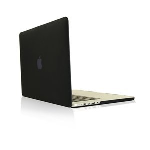 Macbook Pro 13-Inch A1398 with Retina Display BLACK Rubberized Hard Case Cover