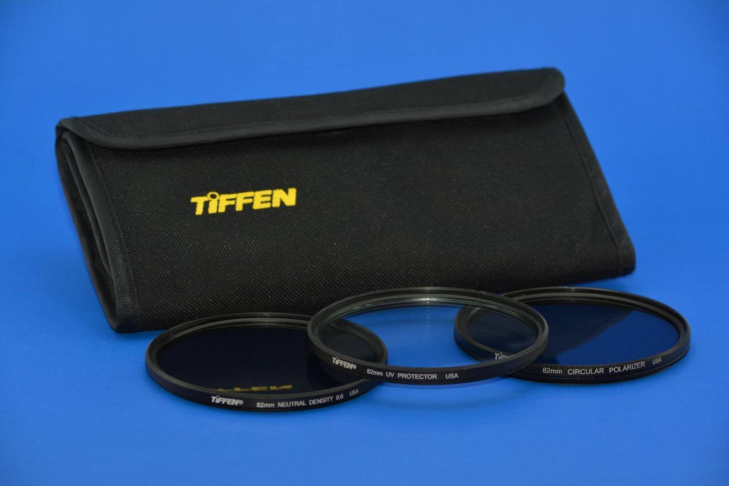 TIFFEN Professional Filter KIT - 82 mm UV, Circular Polarizer (CPL), ND